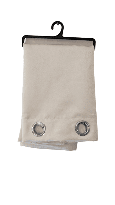 Rideau occultant aspect velours 140x240 cm Beige