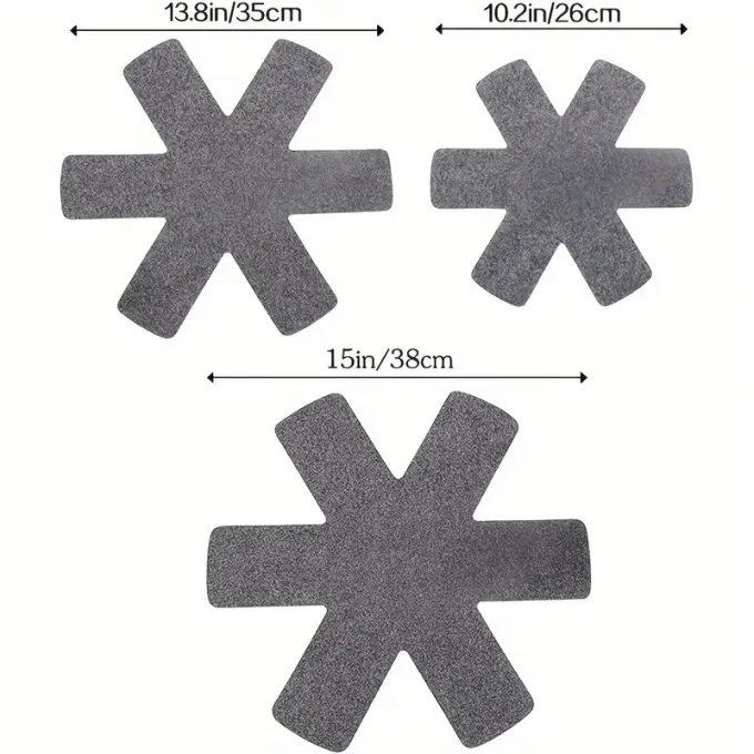 Protecteurs De Casseroles Et Poêles, 3 Tailles Différentes