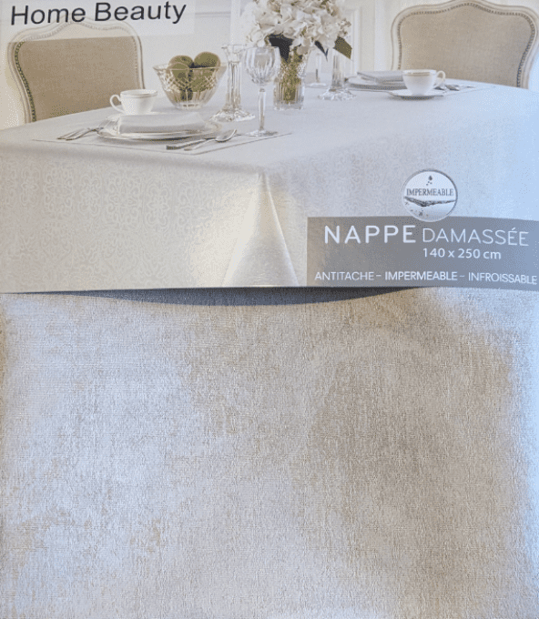 Nappe Damassé 140 x 250 cm