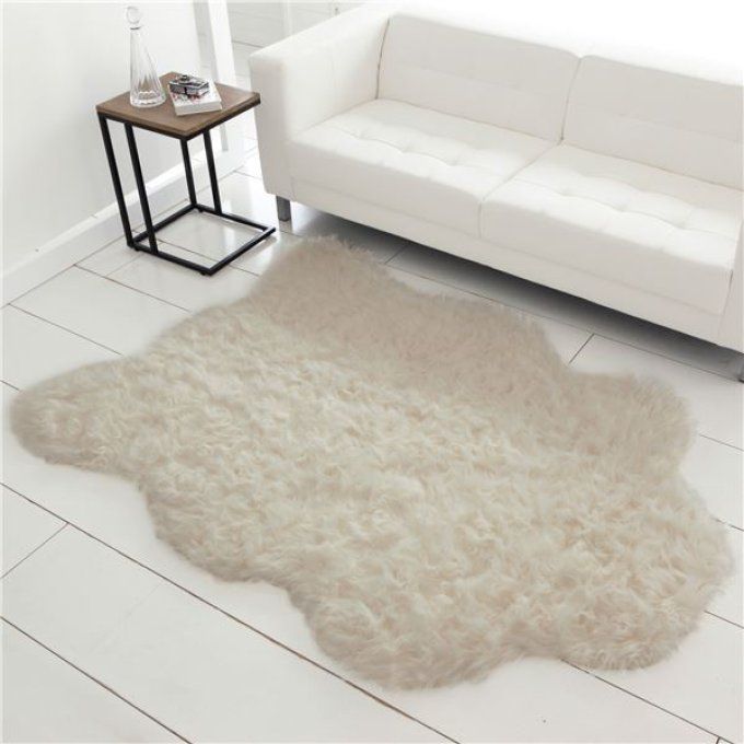 Tapis fausse fourrure moelleux  50x80cm