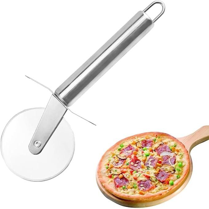 Découpe Pizza Cutter en Acier Inoxydable 