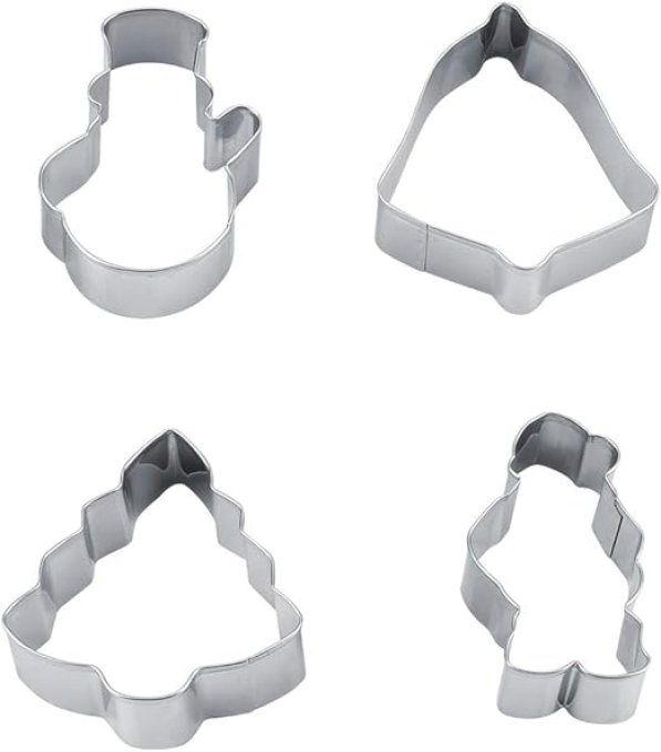 8pcs/Set Cookie Moule-Thème De Noël Stainless Steel