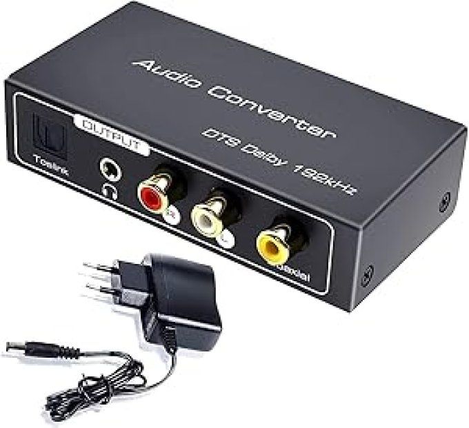 AMANKA HDMI Audio Extractor 192KHz DAC Convertisseur Arc Audio Adaptateur Optique Numérique HD SPDIF