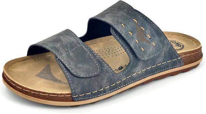 JOMIX Sandales Homme Cuir Confortables