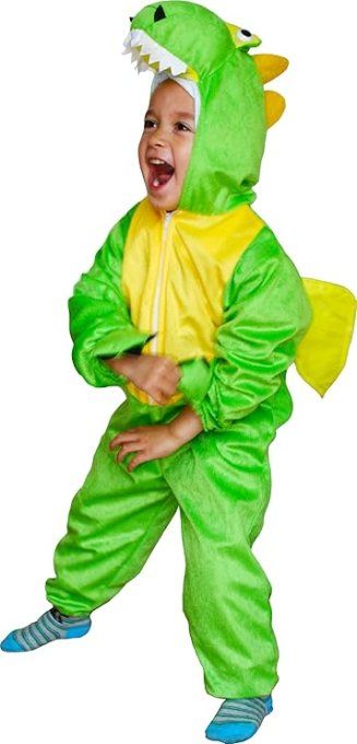 Fun Play Costume de dinosaure vert 3-5 ans Taille M