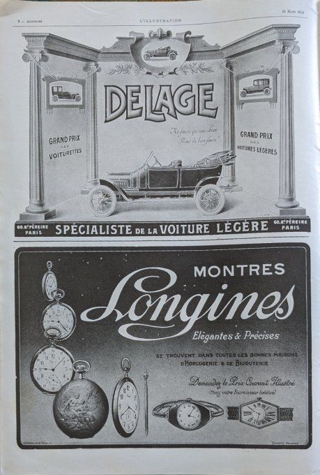 Page "illustration" d'époque 