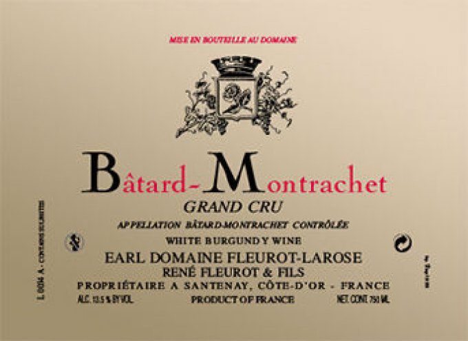 Bâtard Montrachet Grand cru 2017 Domaine Fleurot Larose